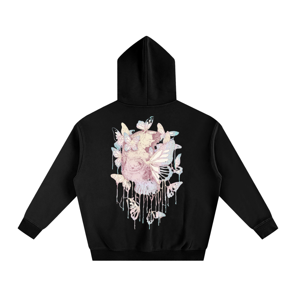 Skull Oversized Fleeced Hoodie