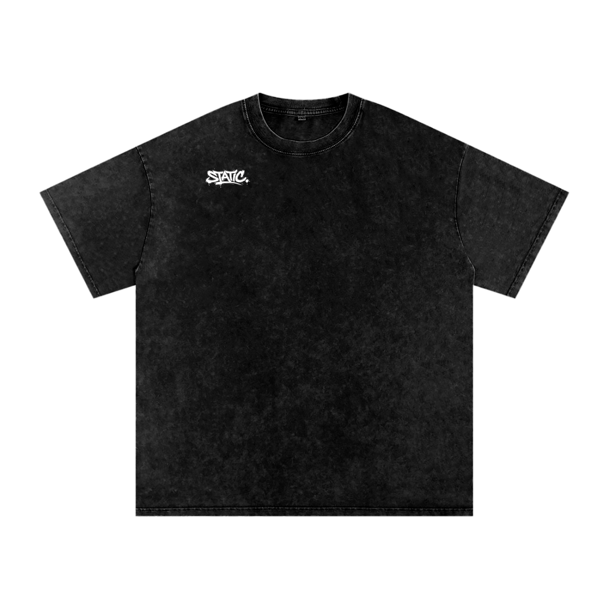 “Fallen grace” black oversized tee